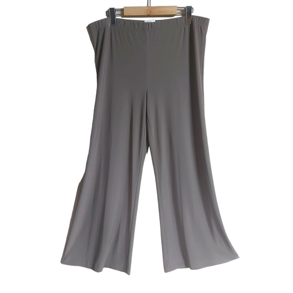 Vintage Terra Nostra Stretchy, Elastic Waist, Wide Leg Trouser Leggings Size XL - Picture 4 of 5